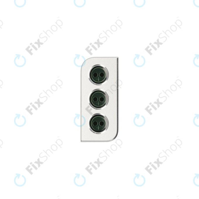 Samsung Galaxy S21 G991B - Cadre en verre pour caméra arrière (blanc fantôme) - GH98-46110C Genuine Service Pack