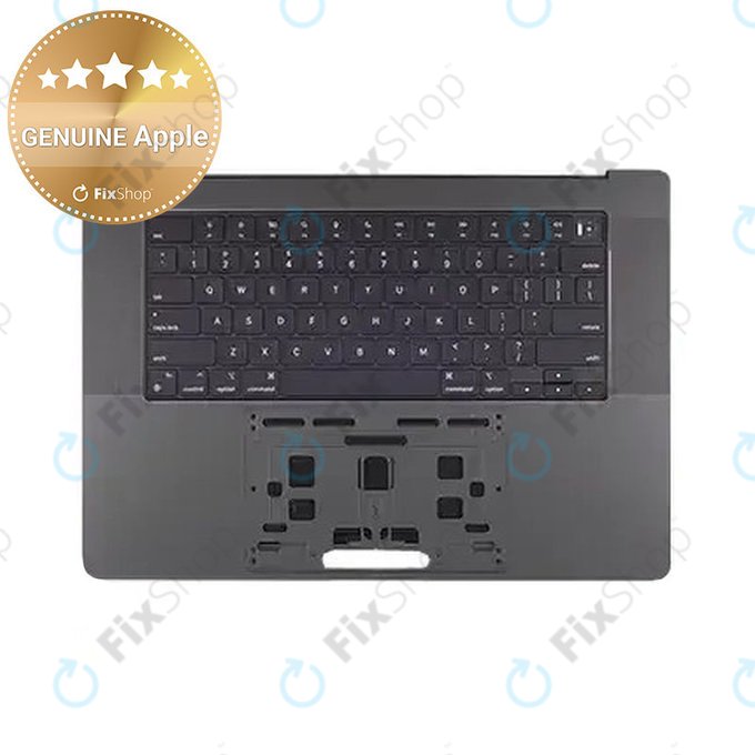 Cadre supérieur clavier pour MacBook Pro 16", A3403 (2024), avec clavier US et batterie, Space Black, 661-42823, Genuine Apple