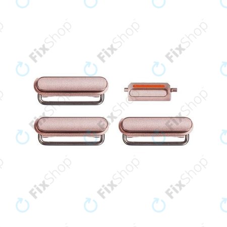 Apple iPhone 6S Plus - Ensemble de boutons latéraux - Alimentation + Volume + Muet (Or rose)