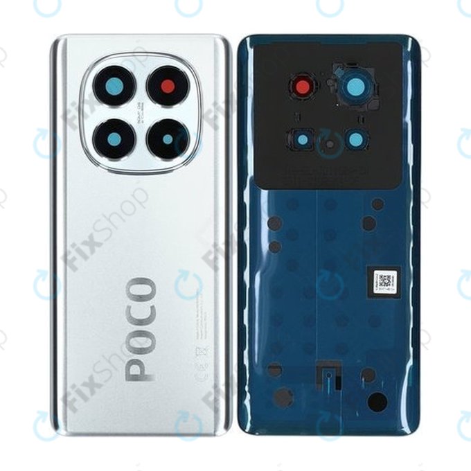 Xiaomi Poco X7 24095PCADG - Cache batterie (Silver) - 5600060O16P00 Genuine Service Pack