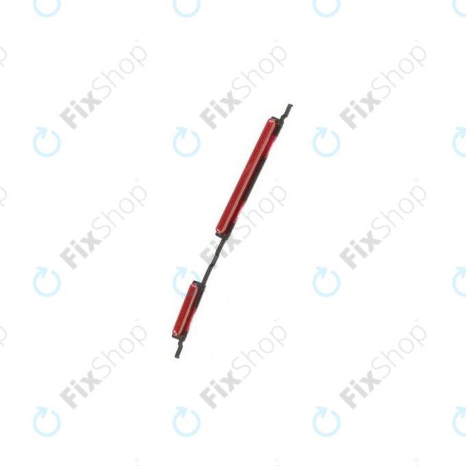 Samsung Galaxy A10 A105F - Bouton Marche/Arrêt + Volume (Rouge) - GH64-07402D Genuine Service Pack