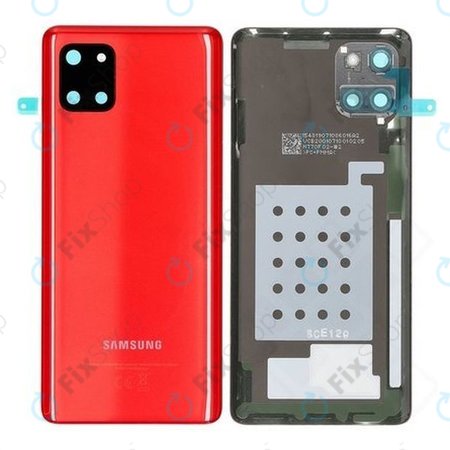 Samsung Galaxy Note 10 Lite N770F - Cache batterie (Aura Rouge) - GH82-21972C Genuine Service Pack