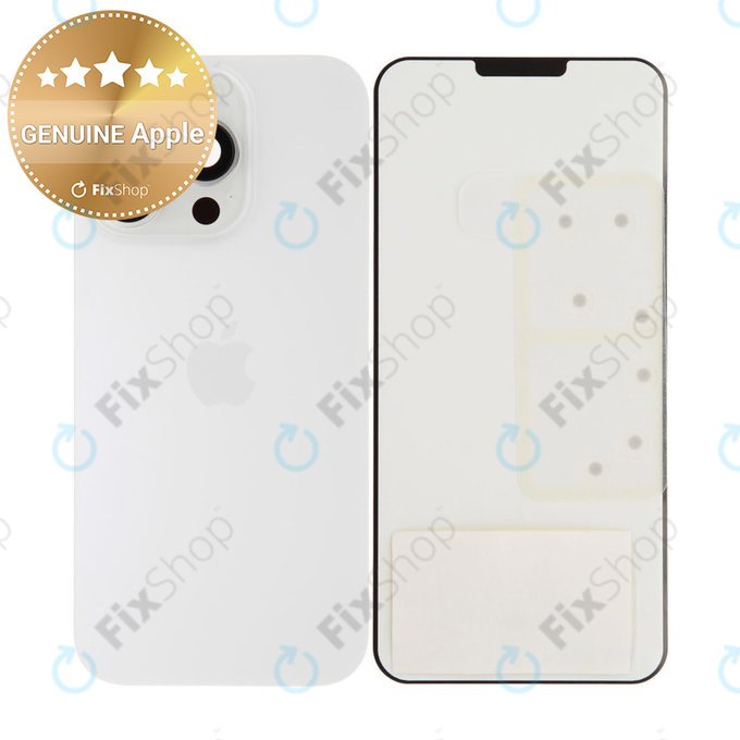 Verre du boîtier arrière pour iPhone 16 Pro | White Titanium | 661-42723 | Genuine Apple