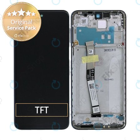 Xiaomi Redmi Note 9S - Écran LCD + Ecran Tactile + Cadre (Gris Interstellaire) - 560004J6A100 Genuine Service Pack