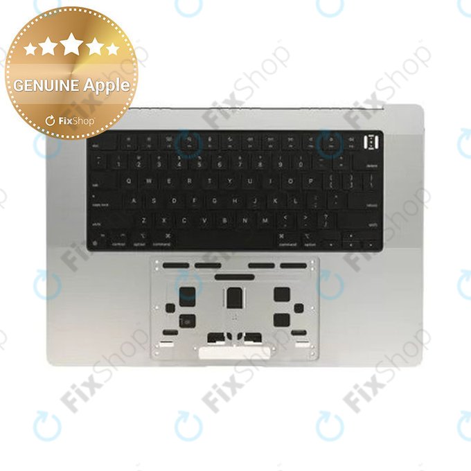 Cadre supérieur clavier pour MacBook Pro 16" A2780 (2023), avec clavier US et batterie, Silver, 661-32190, Genuine Apple