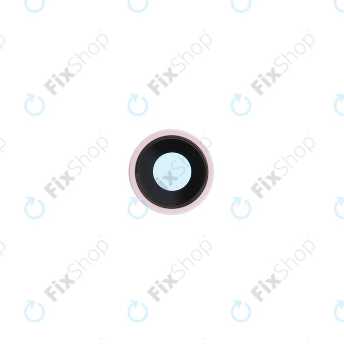 Apple iPhone 15, 15 Plus - Objectif de caméra arrière + cadre (Pink)