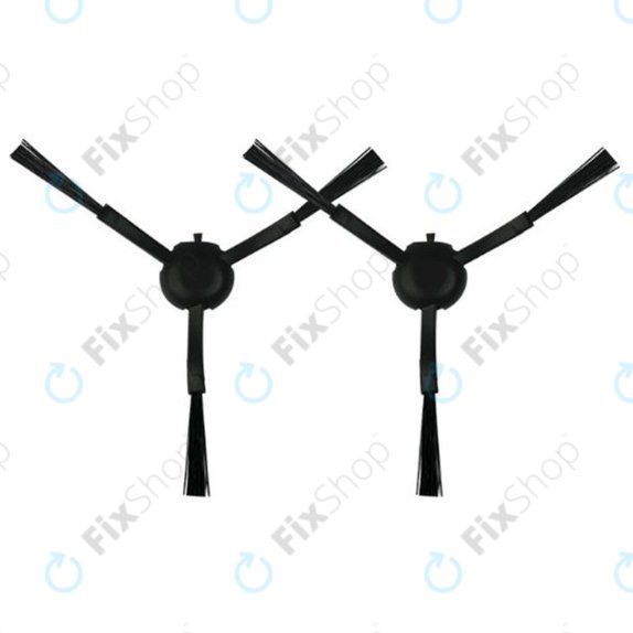 Xiaomi Dreame L20 Ultra, X20 Pro, X20 Plus - Brosse latérale (2x Noir)