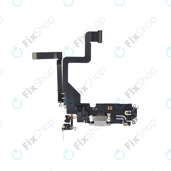 Apple iPhone 14 Pro - Connecteur de charge + Câble flexible (Argent)