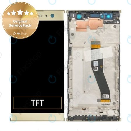 Sony Xperia XA2 Ultra Dual - Écran LCD + Écran tactile + Cadre (Or) - 78PC2300040 Genuine Service Pack