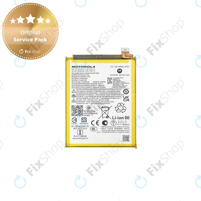 Motorola Moto G04, G24, G34 - Batterie QF50 5000mAh - SB18E20083 Genuine Service Pack