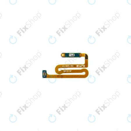 Samsung Galaxy M22 M225F - Capteur d'empreintes digitales + Câble flexible (Blanc) - GH96-14541B Genuine Service Pack