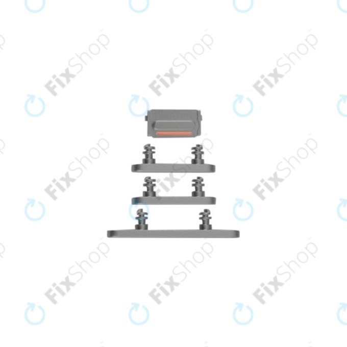 Apple iPhone 14 Pro - Boutons latéraux (Noir sidéral)