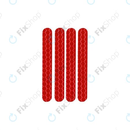 Ninebot Segway ES1, ES2, ES3, ES4 - Bandes réfléchissantes rouges (2pcs)