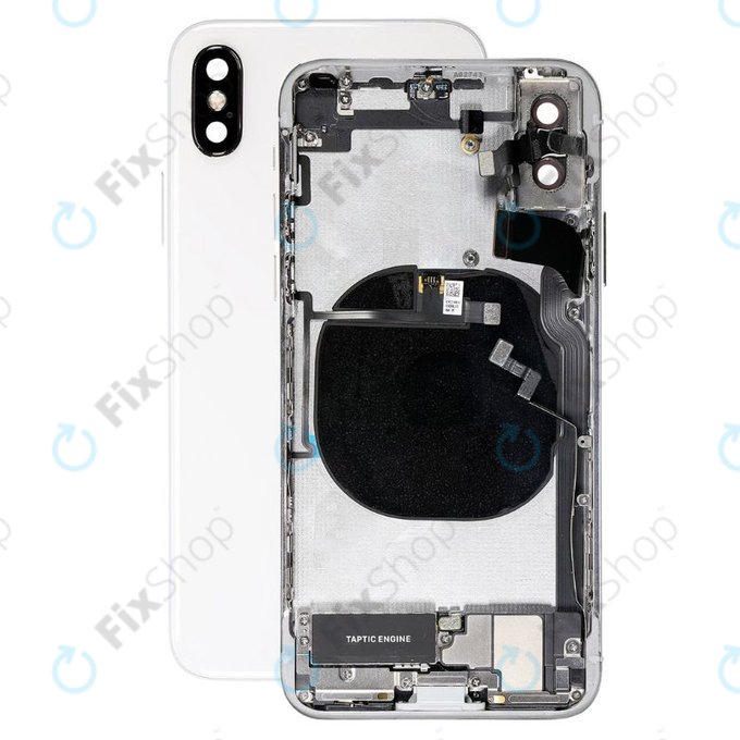Apple iPhone XS - Petites pièces du boîtier arrière (argent)