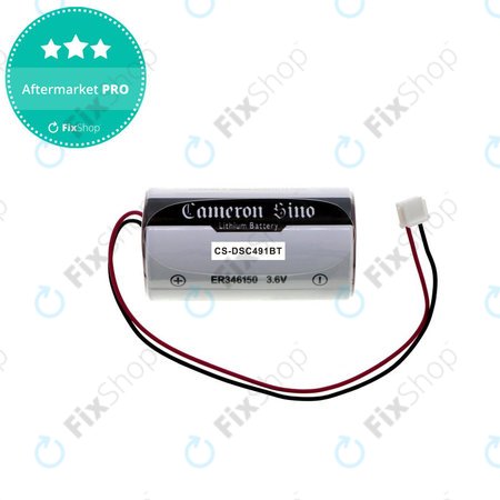 Batterie pour DSC WT4911B, WT4911R Wireless Outdoor Siren, 14500mAh, Li-MnO2, 3.6V, ER34615M-T1, HQ