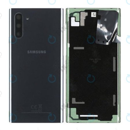 Samsung Galaxy Note 10 - Cache batterie (Aura Black) - GH82-20528A Genuine Service Pack