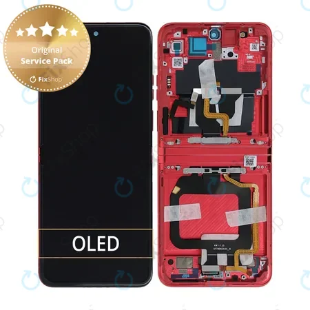 Motorola Razr 40 Ultra - Écran LCD + Ecran Tactile + Cadre (Viva Magenta) - 5D68C22598 Genuine Service Pack