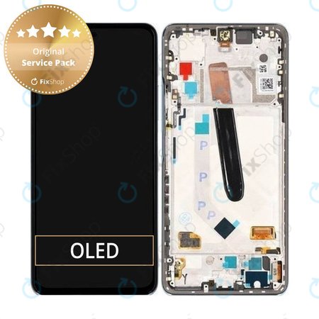 Xiaomi Poco F3 - Écran LCD + Ecran Tactile + Cadre (Bleu) - 560004K11A00 Genuine Service Pack