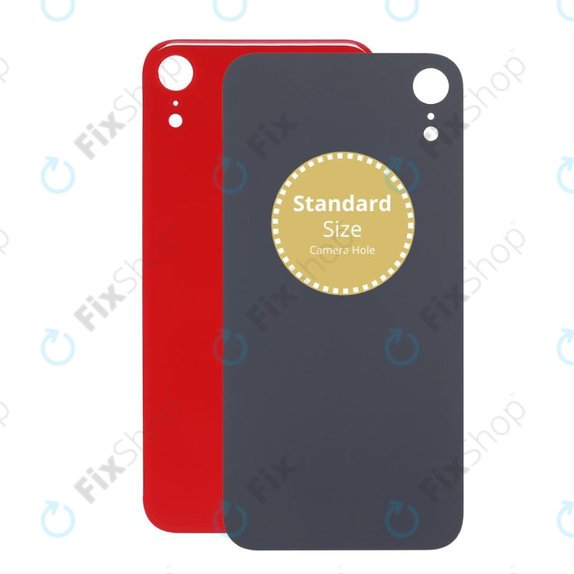 Apple iPhone XR - Verre du boîtier arrière (Rouge)