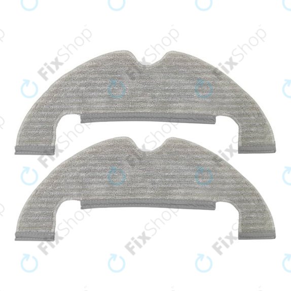 Chiffon de vadrouille, 2 pièces, Microfibre pour Xiaomi Mi Robot Vacuum Mop 2 Ultra, Dreame Z10 Pro, L10 Plus