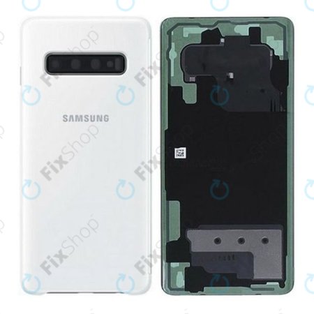 Samsung Galaxy S10 Plus G975F - Cache batterie (Céramique Blanc) - GH82-18867B Genuine Service Pack