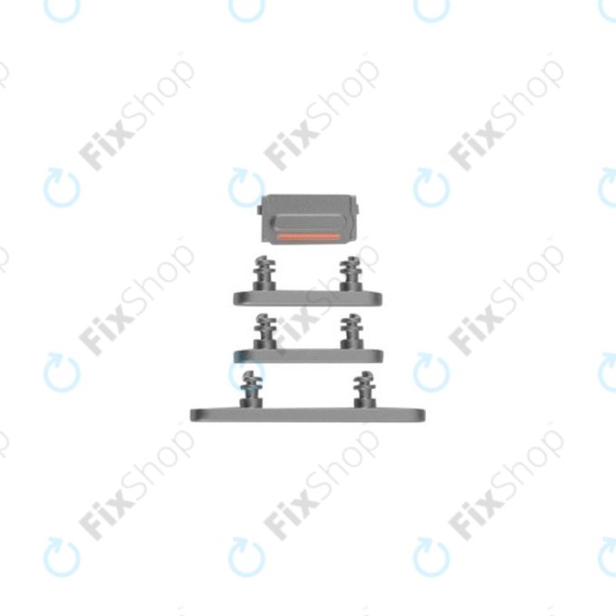 Apple iPhone 14 Pro Max - Boutons latéraux (Noir sidéral)