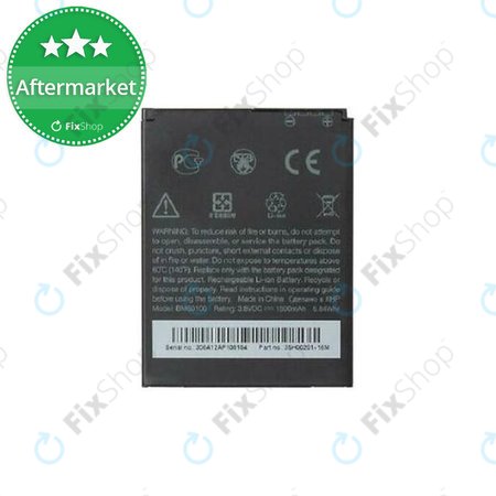 HTC Desire 500, One SV - Batterie BM60100 Li-Ion 1800mAh - 35H00201-16M