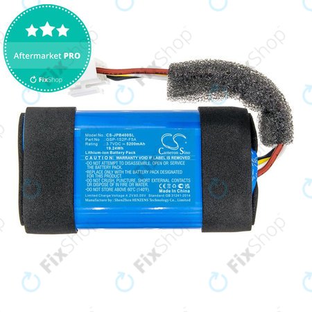 Batterie pour JBL Partybox Encore Essential, 5200mAh, Li-Ion, 3.7V, GSP-1S2P-F5A, HQ