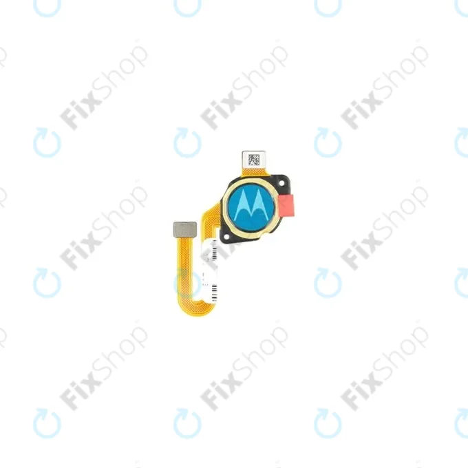 Motorola Moto G50 XT2142 - Capteur d'empreintes digitales + câble flexible (vert aqua) - SC98D01136 Genuine Service Pack