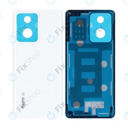 Xiaomi Redmi Note 12 Pro+ 5G - Cache batterie (Blanc polaire) - Genuine Service Pack
