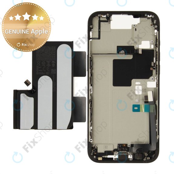 Cadre central avec batterie pour iPhone 16 Pro Max | Black Titanium | ZD076-00693 | Genuine Apple