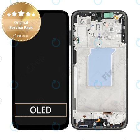 Samsung Galaxy A26 A266E - Écran LCD + Écran tactile + Cadre (Black) - GH82-37049A Genuine Service Pack