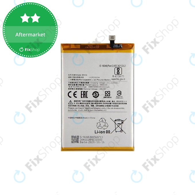 Xiaomi Redmi 9C, 9A - Batterie BN56 5000mAh