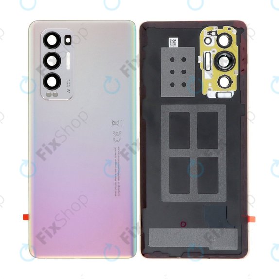 Oppo Find X3 Neo - Cache batterie complet (Argent Galactique)
