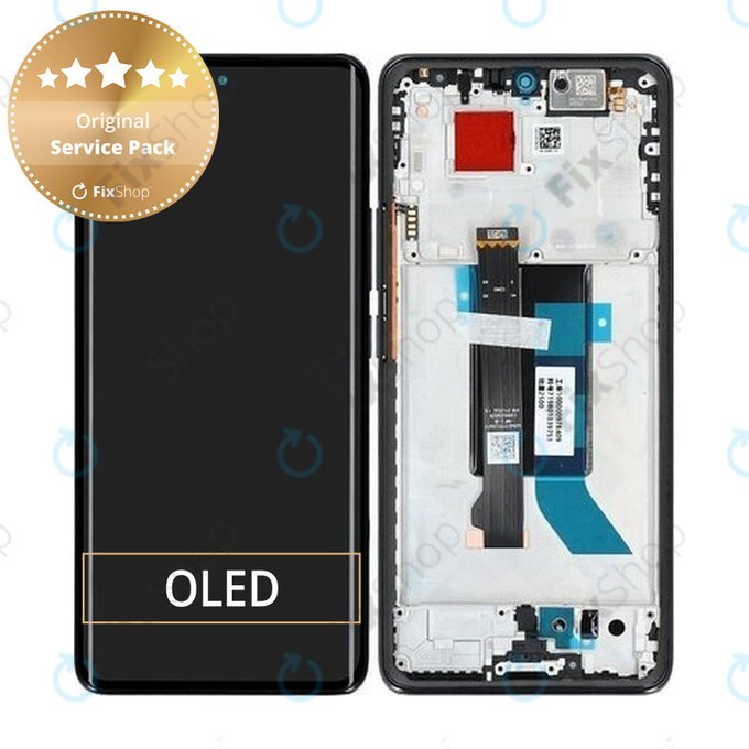 Xiaomi Poco X7 24095PCADG - Écran LCD + Écran tactile + Cadre (Black) - 5600010O16P00 Genuine Service Pack