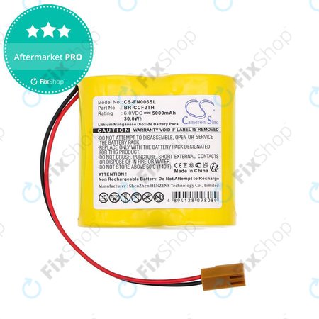 Batterie pour Cutler Hammer A06 Control, 5000mAh, Li-MnO2, 6V, A06B-0073-K001, HQ
