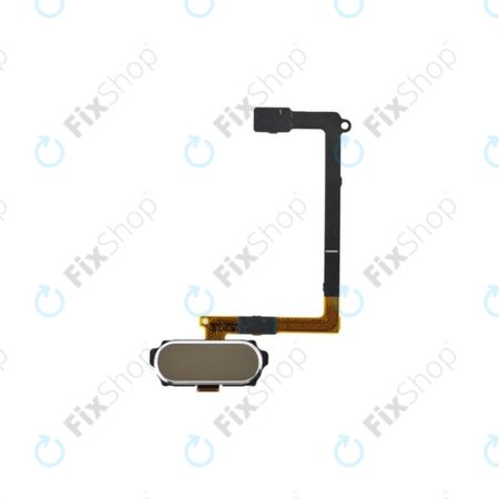 Samsung Galaxy S6 G920F - Bouton Home + Nappe (Or) - GH96-08166C Genuine Service Pack