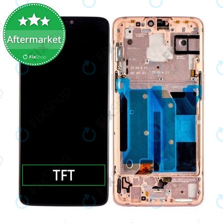 OnePlus 6 - Écran LCD + Écran tactile + Cadre (Or rose) TFT