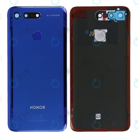 Huawei Honor View 20 - Cache batterie + Capteur d'empreintes digitales (Bleu saphir) - 02352LNS