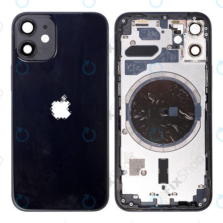 Apple iPhone 12 Mini - Boîtier arrière (Noir)