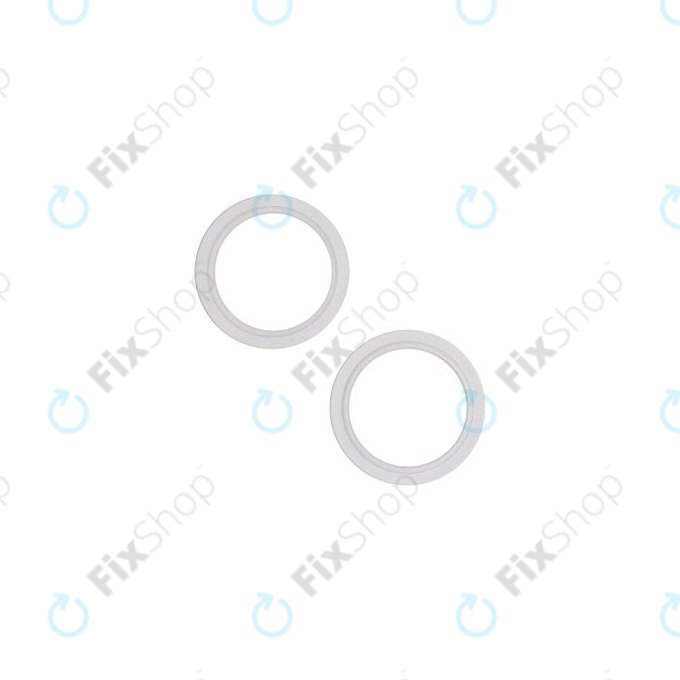 Apple iPhone 13, 13 Mini - Cadre d'objectif de caméra arrière (Starlight) - 2pcs