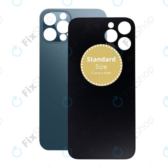 Apple iPhone 12 Pro - Verre du boîtier arrière (bleu)