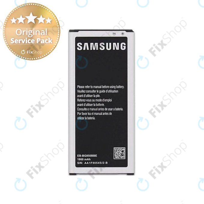Samsung Galaxy Alpha G850F - Batterie EB-BG850BBE 1860mAh - GH43-04278A Genuine Service Pack