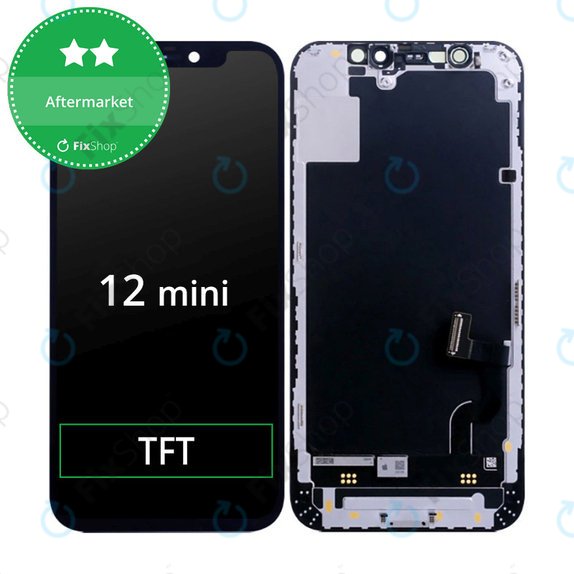 Écran In-Cell HD+ pour iPhone 12 Mini, Tactile avec cadre