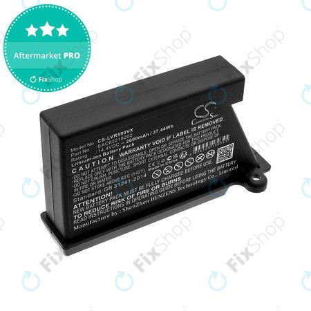 Batterie pour LG Hombot, LG VR, EAC62218202, Li-ion, 14.4V, 2600mAh, HQ