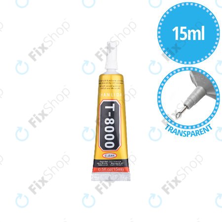 Adhésif T-8000 - 15ml (Transparent)