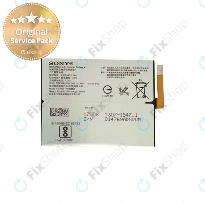 Sony Xperia XA1 G3121 - Batterie 2300mAh - 1307-1547 Genuine Service Pack