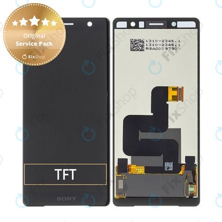 Sony Xperia XZ2 Compact - Écran LCD + Écran tactile (Noir) - 1313-0914 Genuine Service Pack