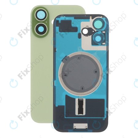 Apple iPhone 17 - Verre du boîtier arrière + Verre de la caméra + Cadre en métal + Aimant MagSafe (Sage)