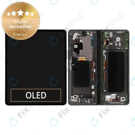 Samsung Galaxy Z Fold 3 F926B - Écran LCD + Ecran Tactile + Cadre (Noir Phantom) - GH82-26283A, GH82-26284A Genuine Service Pack